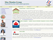 Tablet Screenshot of maxmendesgroup.com